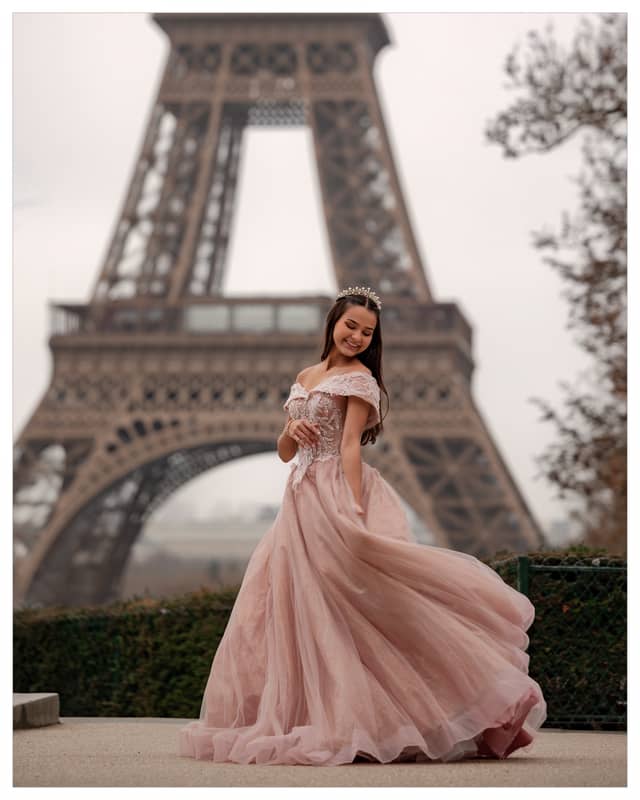 キンセアニェーラドレス – ローズゴールド
