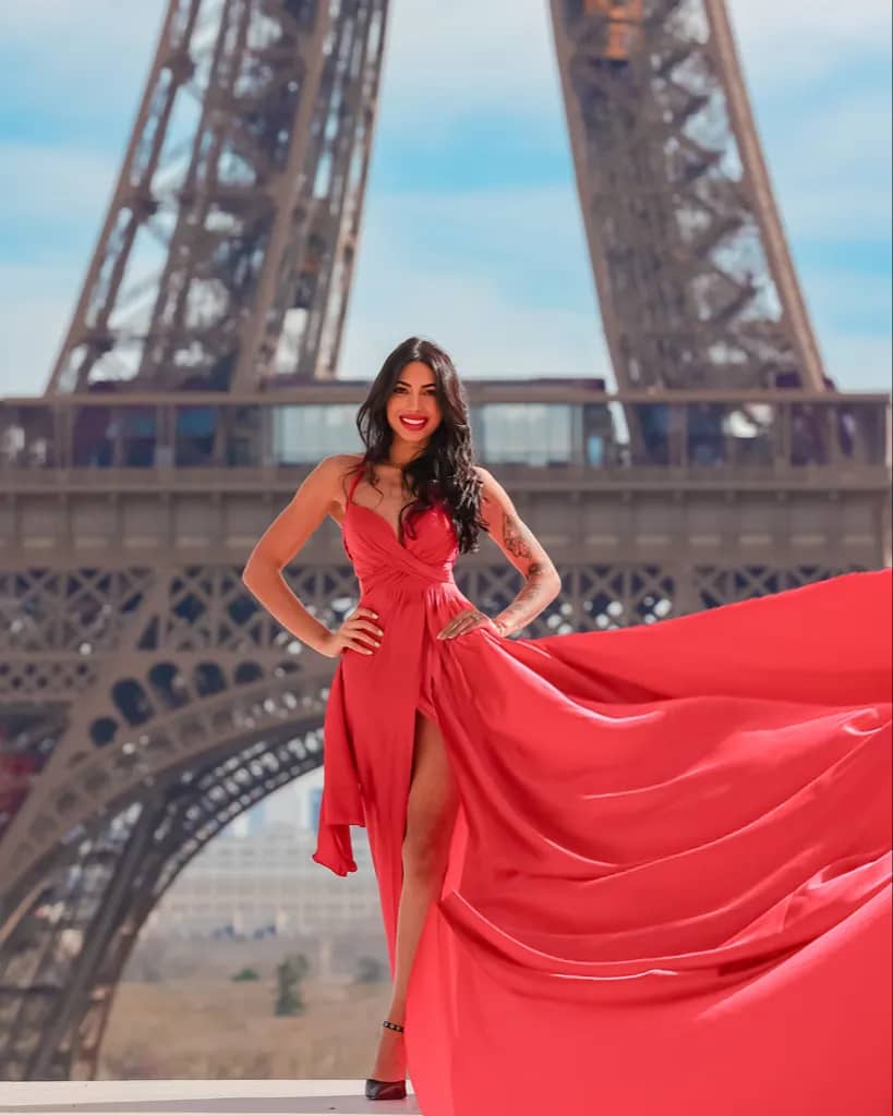 Capture Your Elegance: Flying Dress Photoshoot in Paris