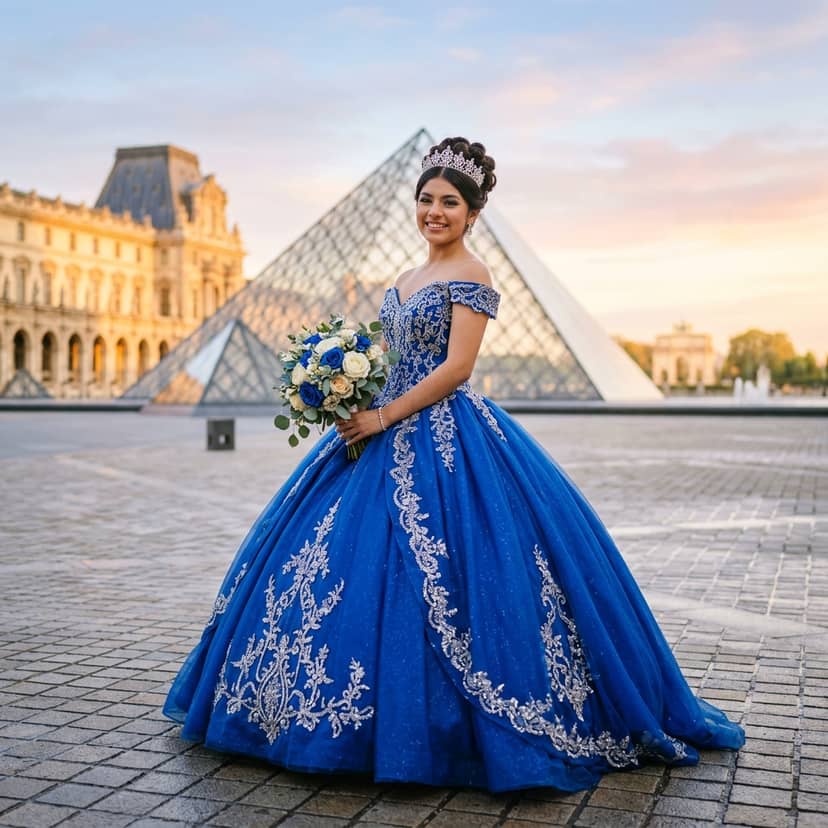 The Dream Quinceañera & Debutante Photoshoot Guide in Paris